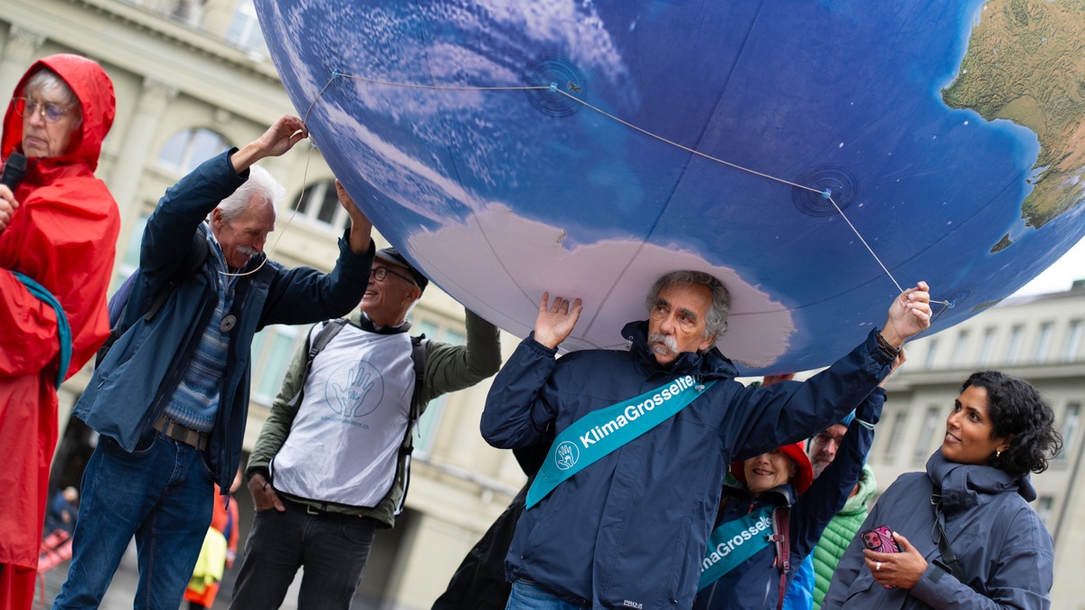 Overshoot Day vor dem Bundeshaus